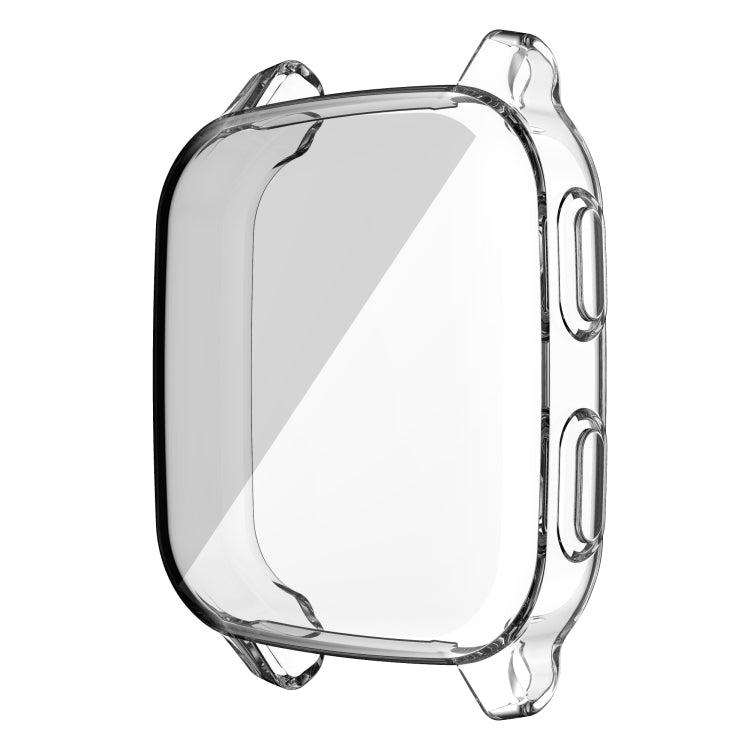 For Garmin Venu Sq Full Coverage TPU Electroplating Protective Case(Transparent) - Watch Cases by buy2fix | Online Shopping UK | buy2fix