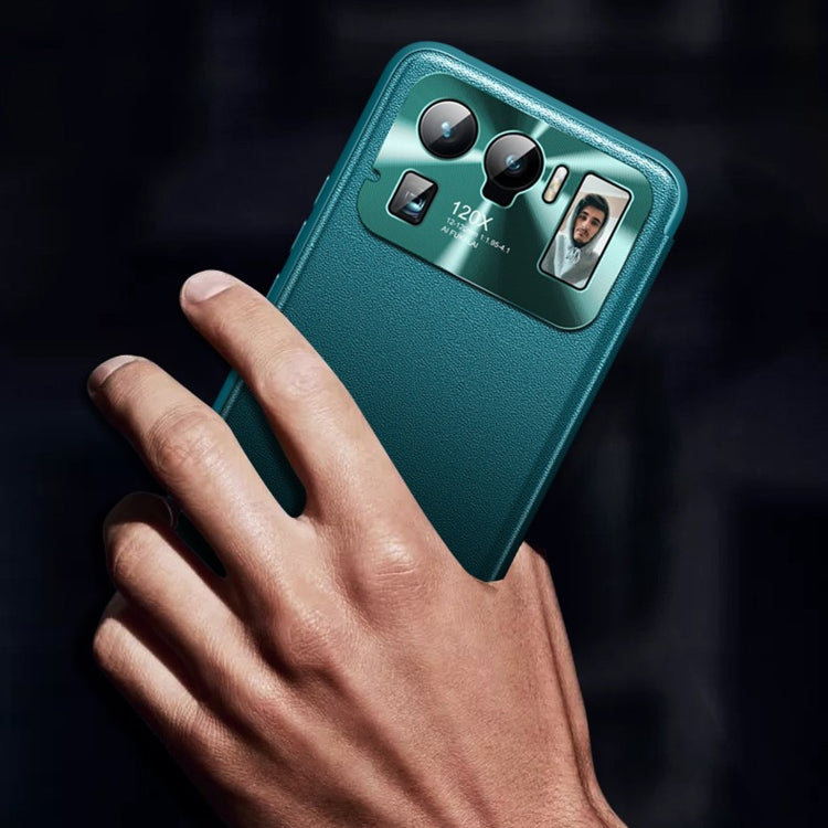 For Xiaomi Mi 11 Pro Magnetic Side Window View Shockproof Horizontal Flip Leather Case(Black) - Xiaomi Cases by buy2fix | Online Shopping UK | buy2fix