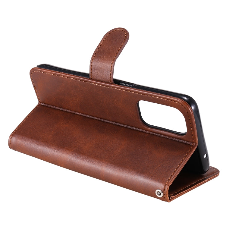 For OPPO Reno5 / Find X3 Lite Fashion Calf Texture Zipper Horizontal Flip Leather Case with Stand & Card Slots & Wallet(Brown) - OPPO Cases by buy2fix | Online Shopping UK | buy2fix