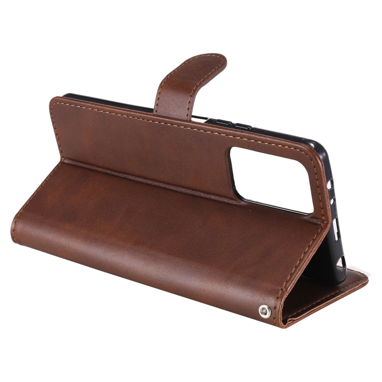 For Xiaomi Redmi Note 10 Pro / 10 Pro Max Fashion Calf Texture Zipper Horizontal Flip Leather Case with Stand & Card Slots & Wallet(Brown) - Xiaomi Cases by buy2fix | Online Shopping UK | buy2fix
