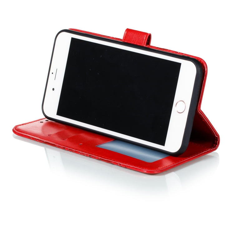 For Xiaomi Redmi Note 10 5G Mandala Embossing Pattern Horizontal Flip PU Leather Case with Holder & Card Slots & Wallet & Lanyard(Red) - Xiaomi Cases by buy2fix | Online Shopping UK | buy2fix