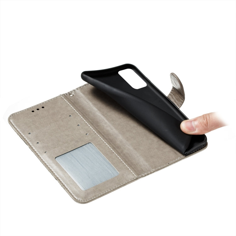 For Xiaomi Redmi Note 10 5G Mandala Embossing Pattern Horizontal Flip PU Leather Case with Holder & Card Slots & Wallet & Lanyard(Grey) - Xiaomi Cases by buy2fix | Online Shopping UK | buy2fix