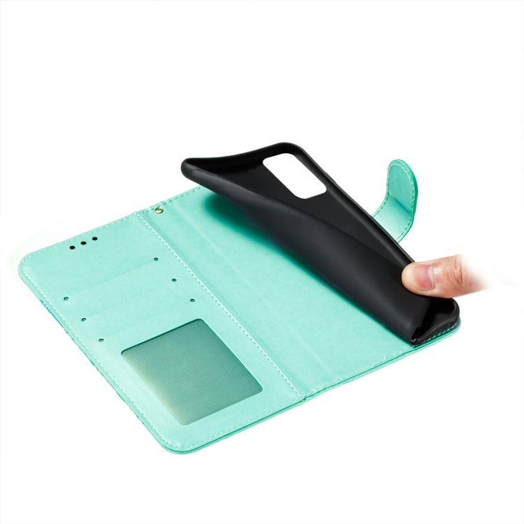 For Xiaomi Redmi Note 10 5G Mandala Embossing Pattern Horizontal Flip PU Leather Case with Holder & Card Slots & Wallet & Lanyard(Green) - Xiaomi Cases by buy2fix | Online Shopping UK | buy2fix