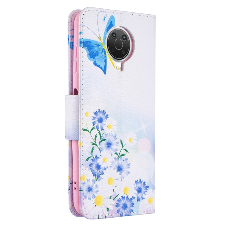 For Nokia G20 / G10 Colored Drawing Pattern Horizontal Flip Leather Case with Holder & Card Slots & Wallet(Butterfly Love) - Nokia Cases by buy2fix | Online Shopping UK | buy2fix