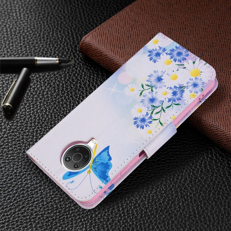 For Nokia G20 / G10 Colored Drawing Pattern Horizontal Flip Leather Case with Holder & Card Slots & Wallet(Butterfly Love) - Nokia Cases by buy2fix | Online Shopping UK | buy2fix