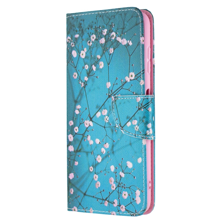 For Nokia G20 / G10 Colored Drawing Pattern Horizontal Flip Leather Case with Holder & Card Slots & Wallet(Plum Blossom) - Nokia Cases by buy2fix | Online Shopping UK | buy2fix