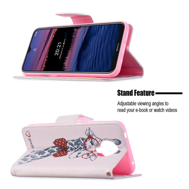 For Nokia G20 / G10 Colored Drawing Pattern Horizontal Flip Leather Case with Holder & Card Slots & Wallet(Deer) - Nokia Cases by buy2fix | Online Shopping UK | buy2fix