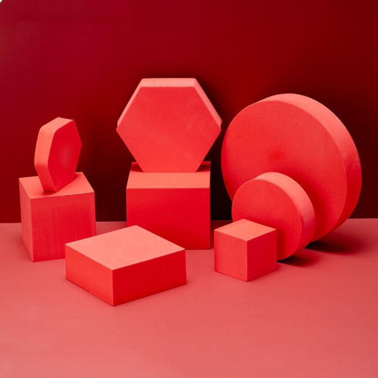 8 in 1 Different Sizes Geometric Cube Solid Color Photography Photo Background Table Shooting Foam Props(Red) - Geometric Props by buy2fix | Online Shopping UK | buy2fix