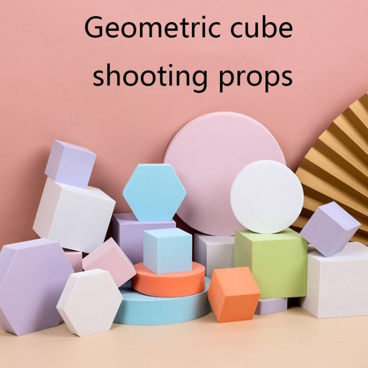 8 in 1 Different Sizes Geometric Cube Solid Color Photography Photo Background Table Shooting Foam Props(Red) - Geometric Props by buy2fix | Online Shopping UK | buy2fix