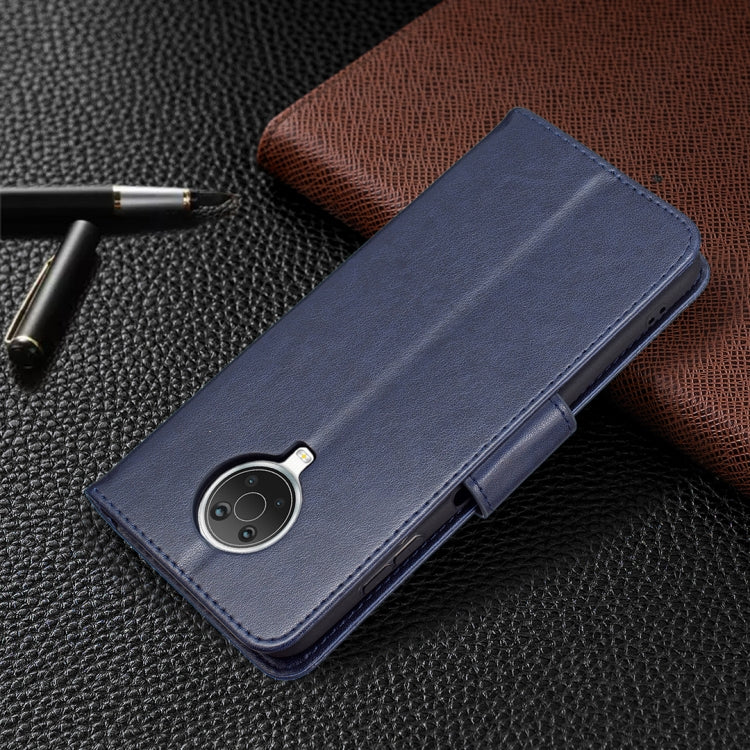 For Nokia G20 / G10 Embossing Two Butterflies Pattern Horizontal Flip PU Leather Case with Holder & Card Slot & Wallet & Lanyard(Dark Blue) - Nokia Cases by buy2fix | Online Shopping UK | buy2fix