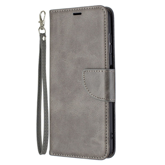 For Nokia G20 / G10 Retro Lambskin Texture Pure Color Horizontal Flip PU Leather Case with Holder & Card Slots & Wallet & Lanyard(Grey) by buy2fix