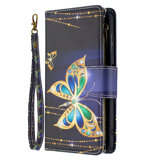 For Nokia G20 / G10 Colored Drawing Pattern Zipper Horizontal Flip Leather Case with Holder & Card Slots & Wallet(Big Butterfly) by buy2fix
