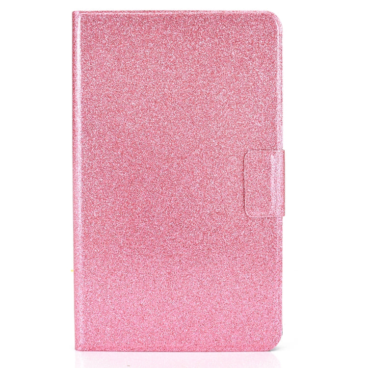 For Samsung Galaxy Tab A7 Lite T220 Glitter Horizontal Flip Leather Case with Holder & Card Slots(Pink) - Other Galaxy Tab PC by buy2fix | Online Shopping UK | buy2fix