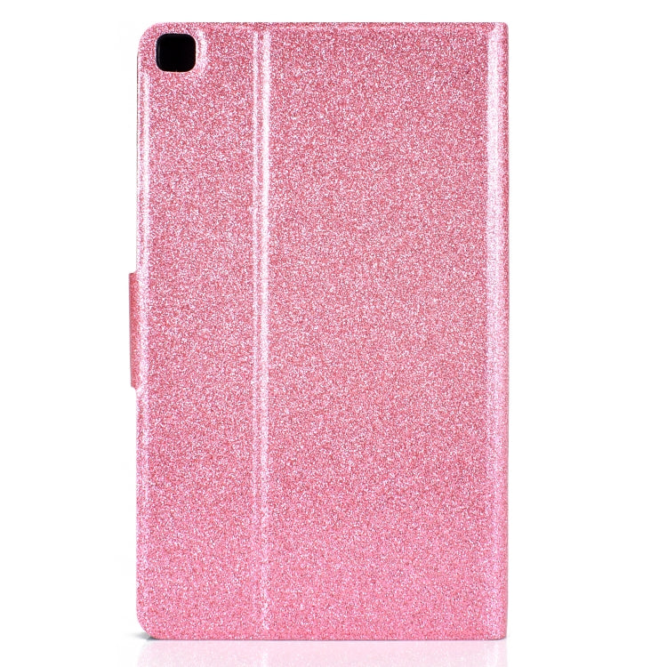 For Samsung Galaxy Tab A7 Lite T220 Glitter Horizontal Flip Leather Case with Holder & Card Slots(Pink) - Other Galaxy Tab PC by buy2fix | Online Shopping UK | buy2fix