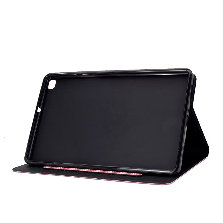 For Samsung Galaxy Tab A7 Lite T220 Glitter Horizontal Flip Leather Case with Holder & Card Slots(Pink) - Other Galaxy Tab PC by buy2fix | Online Shopping UK | buy2fix