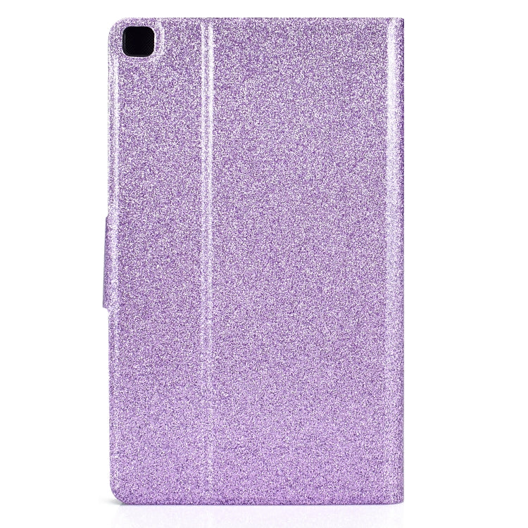 For Samsung Galaxy Tab A7 Lite T220 Glitter Horizontal Flip Leather Case with Holder & Card Slots(Purple) - Other Galaxy Tab PC by buy2fix | Online Shopping UK | buy2fix