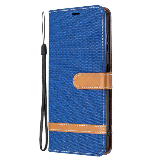 For Nokia G20 / G10 Color Matching Denim Texture Horizontal Flip Leather Case with Holder & Card Slots & Wallet & Lanyard(Royal Blue) by buy2fix