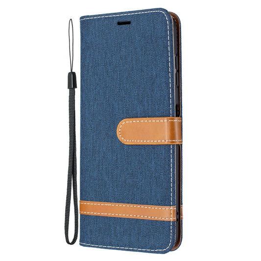 For Nokia G20 / G10 Color Matching Denim Texture Horizontal Flip Leather Case with Holder & Card Slots & Wallet & Lanyard(Dark Blue) by buy2fix