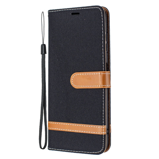 For Nokia G20 / G10 Color Matching Denim Texture Horizontal Flip Leather Case with Holder & Card Slots & Wallet & Lanyard(Black) by buy2fix
