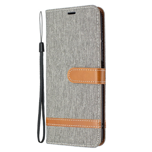 For Nokia G20 / G10 Color Matching Denim Texture Horizontal Flip Leather Case with Holder & Card Slots & Wallet & Lanyard(Grey) by buy2fix