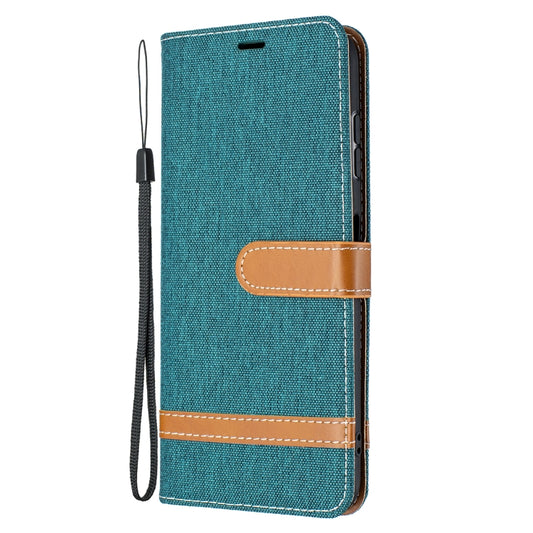 For Nokia G20 / G10 Color Matching Denim Texture Horizontal Flip Leather Case with Holder & Card Slots & Wallet & Lanyard(Green) by buy2fix