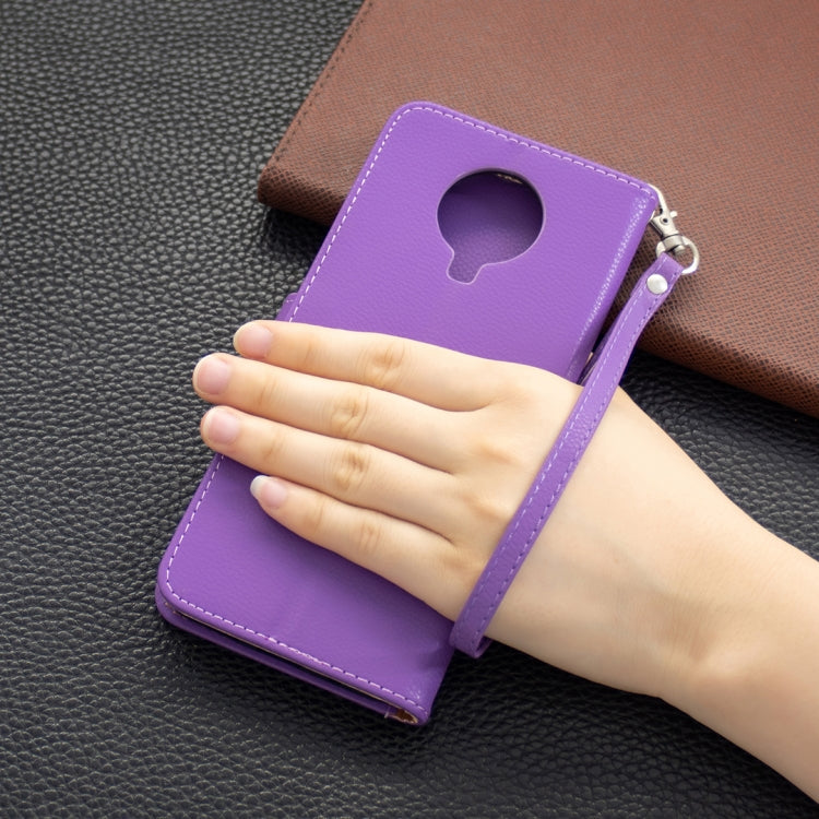 For Nokia G20 / G10 Litchi Texture Pure Color Horizontal Flip Leather Case with Holder & Card Slots & Wallet & Lanyard(Purple) by buy2fix