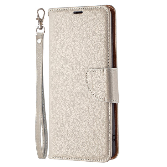 For Samsung Galaxy S21 FE / S21 Lite Litchi Texture Pure Color Horizontal Flip Leather Case with Holder & Card Slots & Wallet & Lanyard(Grey) by buy2fix