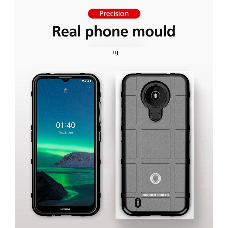 For Nokia 1.4 Full Coverage Shockproof TPU Case(Black) by buy2fix