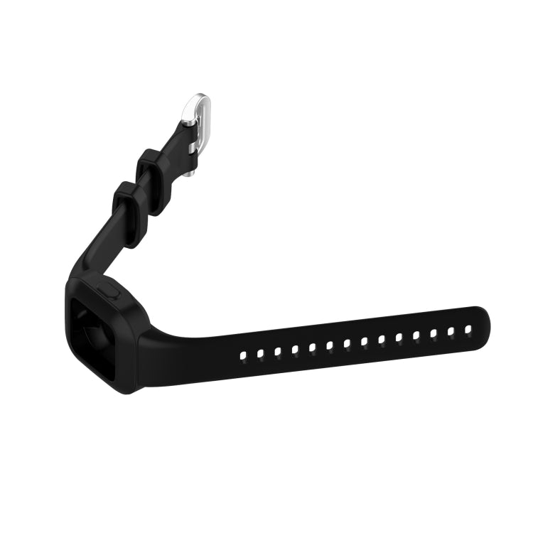 For Garmin Vivofit JR3 Silicone Pure Color Watch Band(Black) - Watch Bands by buy2fix | Online Shopping UK | buy2fix