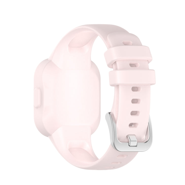 For Garmin Vivofit JR3 Silicone Pure Color Watch Band(Pink) - Watch Bands by buy2fix | Online Shopping UK | buy2fix
