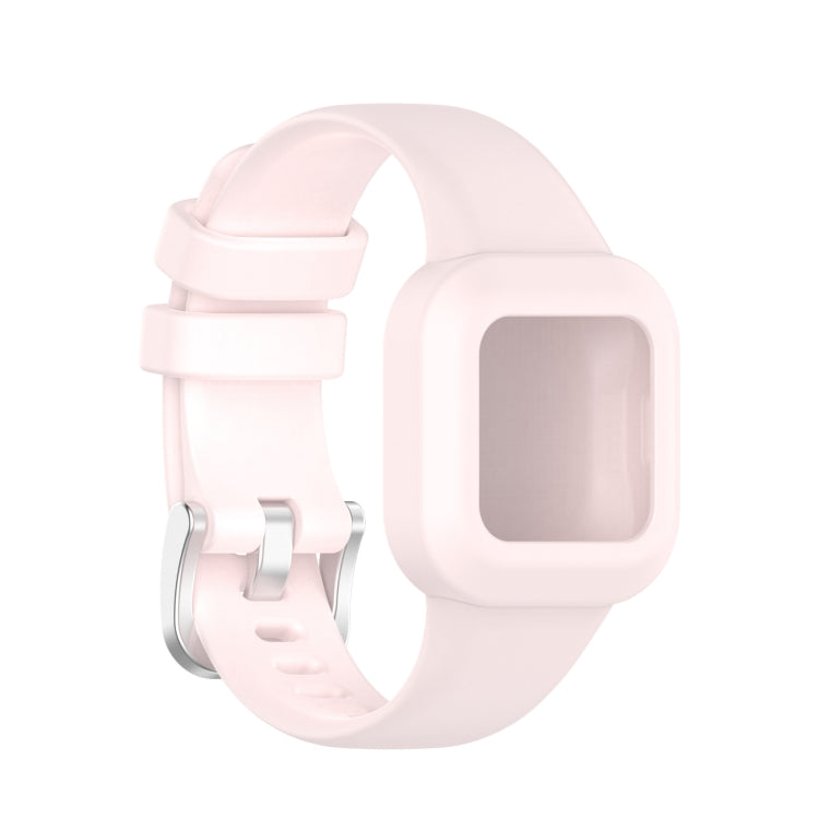 For Garmin Vivofit JR3 Silicone Pure Color Watch Band(Pink) - Watch Bands by buy2fix | Online Shopping UK | buy2fix