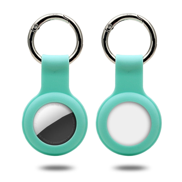 Silicone Case with Keychain Ring for AirTag(Mint Green) - Key Chain Series by buy2fix | Online Shopping UK | buy2fix