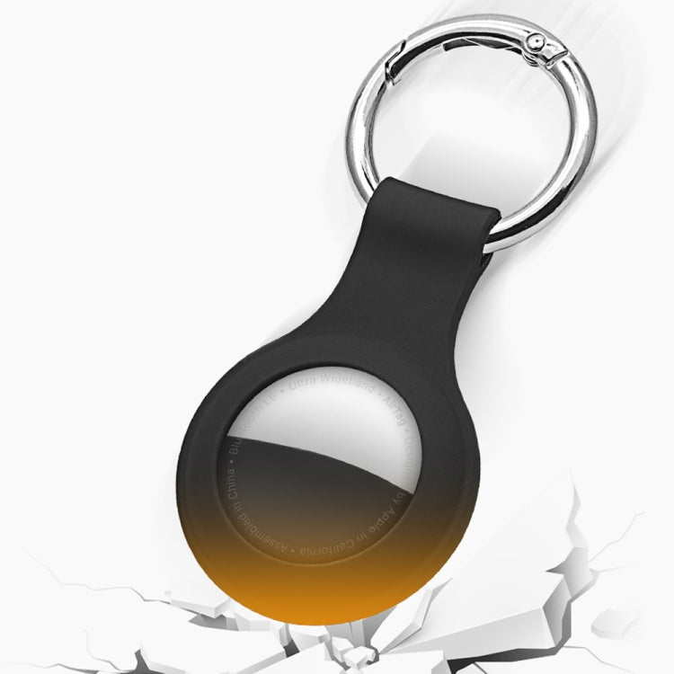 Silicone Case with Keychain Ring for AirTag(Dark Green) - Key Chain Series by buy2fix | Online Shopping UK | buy2fix