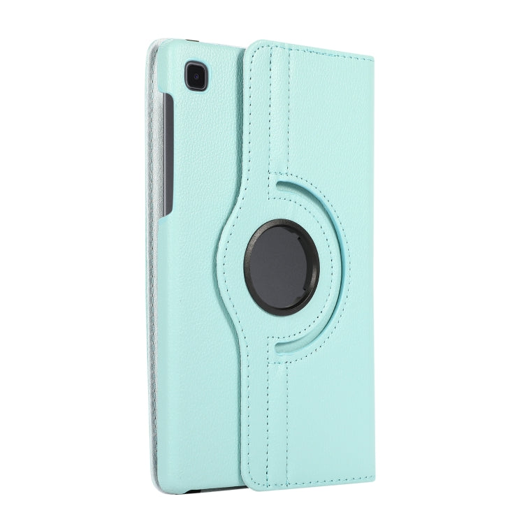 For Samsung Galaxy A7 Lite T220 360 Degree Rotation Litchi Texture Flip Leather Case with Holder(Sky Blue) - Tab A7 Lite T220 / T225 by buy2fix | Online Shopping UK | buy2fix