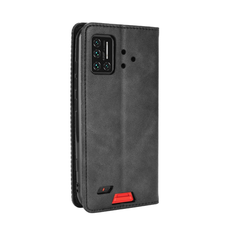 For UMIDIGI Bison GT Magnetic Buckle Retro Crazy Horse Texture Horizontal Flip Leather Case with Holder & Card Slots & Photo Frame(Black) - More Brand by buy2fix | Online Shopping UK | buy2fix