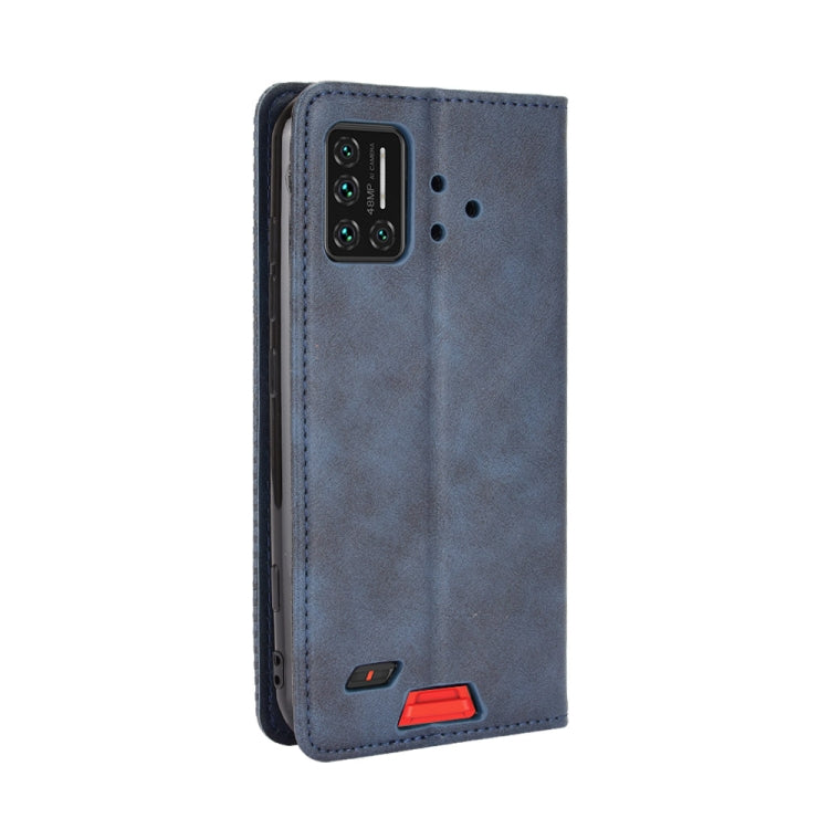 For UMIDIGI Bison GT Magnetic Buckle Retro Crazy Horse Texture Horizontal Flip Leather Case with Holder & Card Slots & Photo Frame(Blue) - More Brand by buy2fix | Online Shopping UK | buy2fix