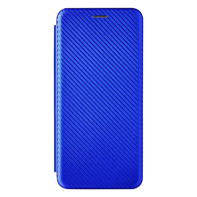 For Xiaomi Black Shark 4 / 4 Pro Carbon Fiber Texture Horizontal Flip TPU + PC + PU Leather Case with Card Slot(Blue) - Xiaomi Cases by buy2fix | Online Shopping UK | buy2fix