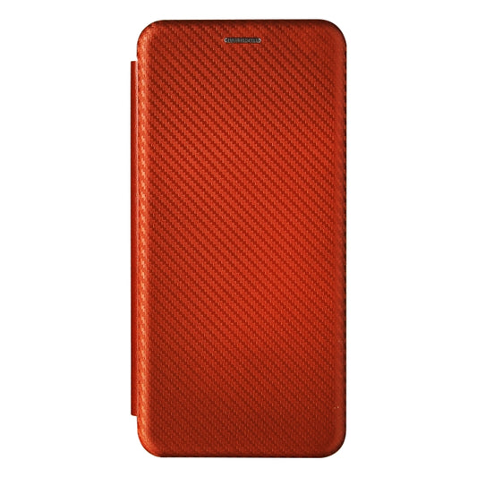 For Xiaomi Black Shark 4 / 4 Pro Carbon Fiber Texture Horizontal Flip TPU + PC + PU Leather Case with Card Slot(Brown) by buy2fix