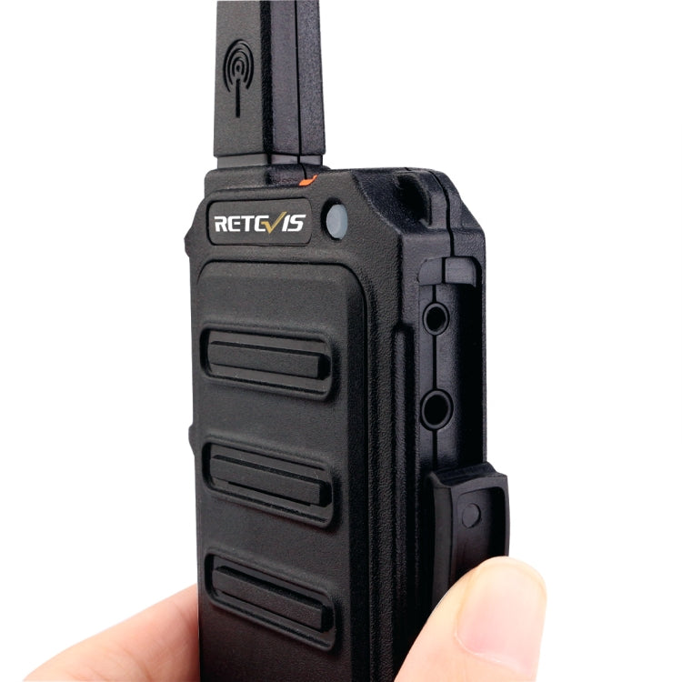 1 Pair RETEVIS RT19 PMR446 16CHS Two Way Radio Handheld Walkie Talkie, EU Plug(Black) - Handheld Walkie Talkie by RETEVIS | Online Shopping UK | buy2fix