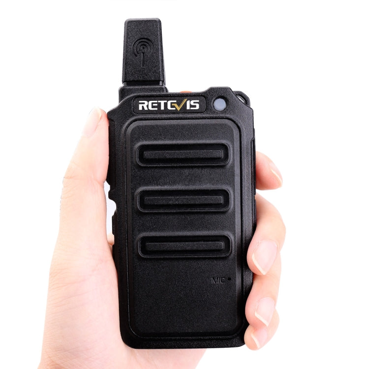 1 Pair RETEVIS RT19 PMR446 16CHS Two Way Radio Handheld Walkie Talkie, EU Plug(Black) - Handheld Walkie Talkie by RETEVIS | Online Shopping UK | buy2fix