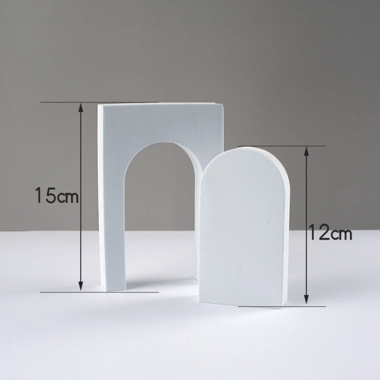 Cuboid Door Combo Kits Geometric Cube Solid Color Photography Photo Background Table Shooting Foam Props(White) - Geometric Props by buy2fix | Online Shopping UK | buy2fix