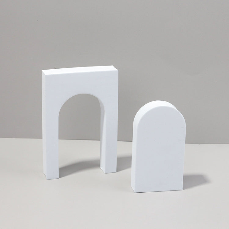 Cuboid Door Combo Kits Geometric Cube Solid Color Photography Photo Background Table Shooting Foam Props(White) - Geometric Props by buy2fix | Online Shopping UK | buy2fix