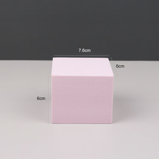 7 x 7 x 6cm Cuboid Geometric Cube Solid Color Photography Photo Background Table Shooting Foam Props (Pink) by buy2fix