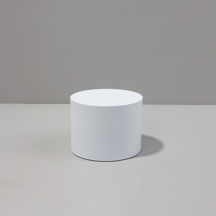 7.6 x 6cm Cylinder Geometric Cube Solid Color Photography Photo Background Table Shooting Foam Props(White) - Geometric Props by buy2fix | Online Shopping UK | buy2fix