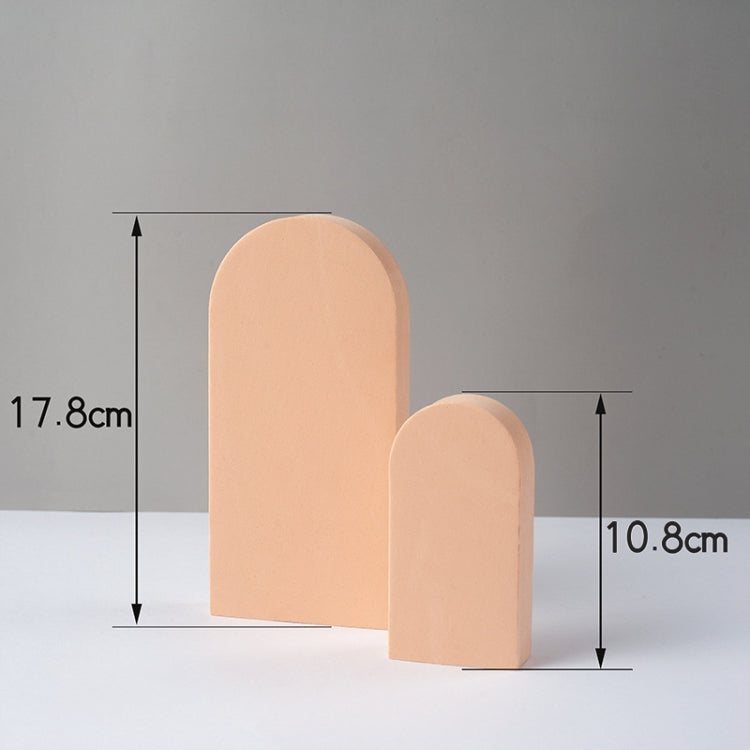 2 x Door Combo Kits Geometric Cube Solid Color Photography Photo Background Table Shooting Foam Props(Flesh Color) - Geometric Props by buy2fix | Online Shopping UK | buy2fix