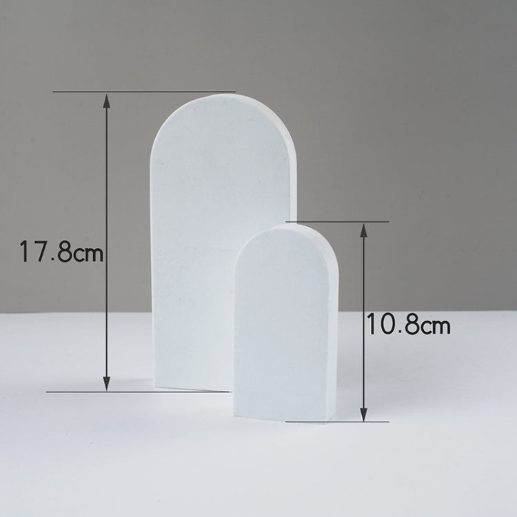 2 x Door Combo Kits Geometric Cube Solid Color Photography Photo Background Table Shooting Foam Props(White) - Geometric Props by buy2fix | Online Shopping UK | buy2fix