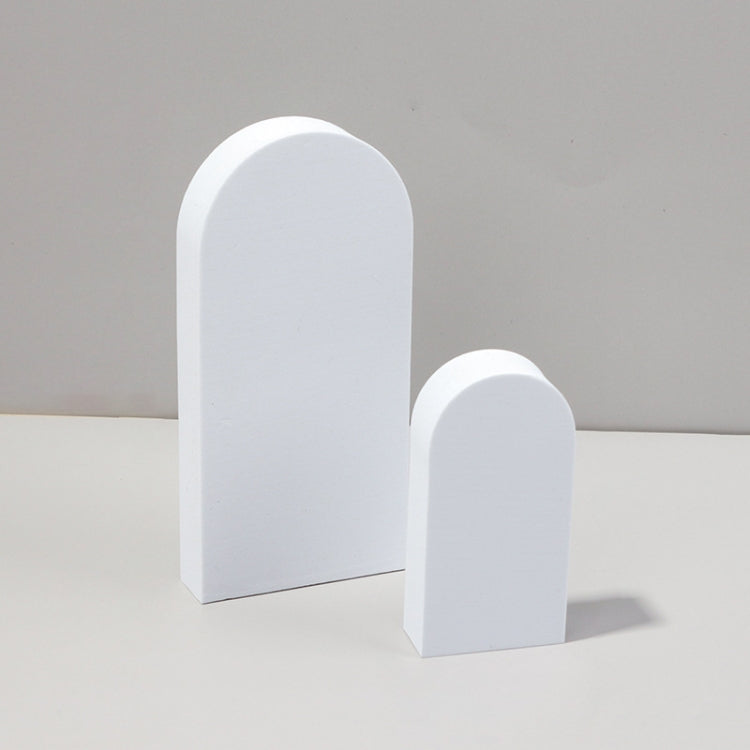2 x Door Combo Kits Geometric Cube Solid Color Photography Photo Background Table Shooting Foam Props(White) - Geometric Props by buy2fix | Online Shopping UK | buy2fix