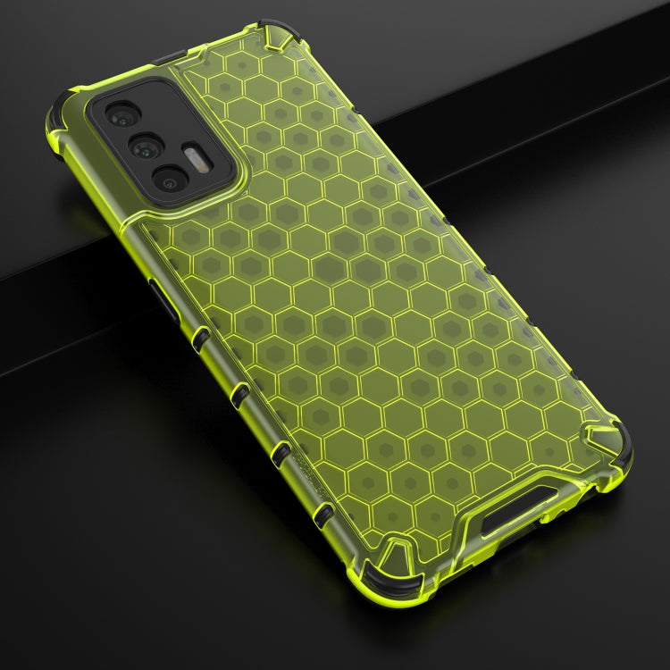 For OPPO Realme GT 5G Shockproof Honeycomb PC + TPU Case(Green) - Realme Cases by buy2fix | Online Shopping UK | buy2fix