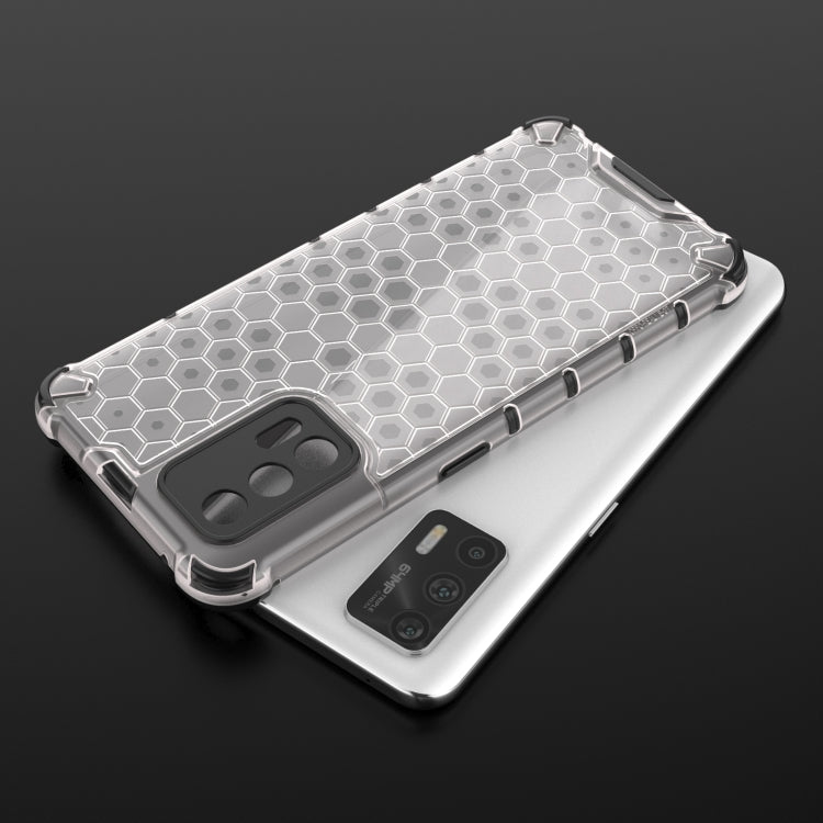 For OPPO Realme GT 5G Shockproof Honeycomb PC + TPU Case(Black) - Realme Cases by buy2fix | Online Shopping UK | buy2fix