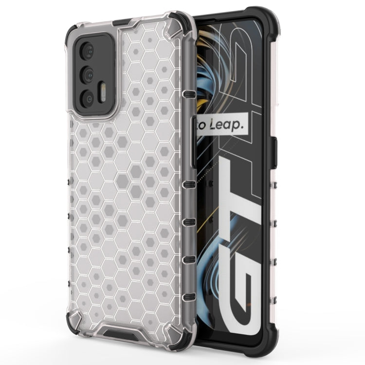 For OPPO Realme GT 5G Shockproof Honeycomb PC + TPU Case(White) - Realme Cases by buy2fix | Online Shopping UK | buy2fix